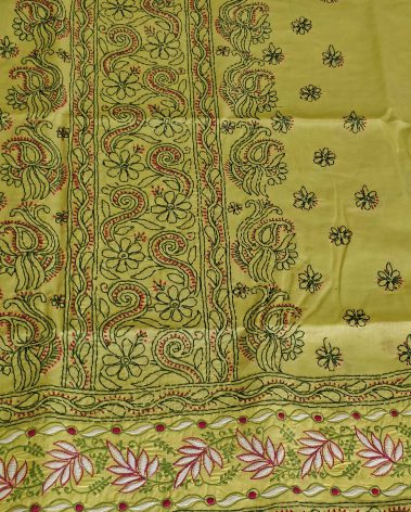 Front image of Chikankari cotton dress material